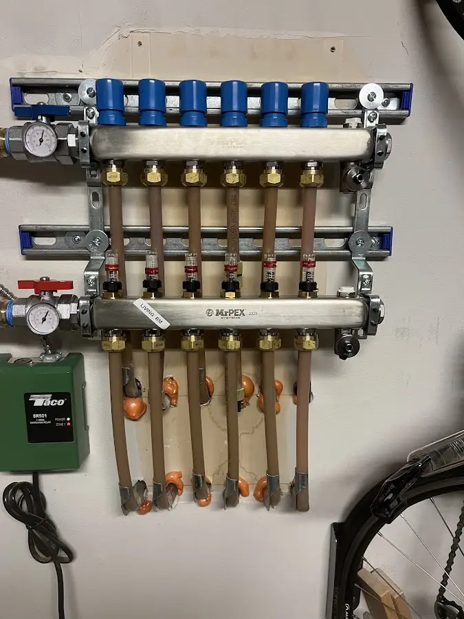 Plumber performing Gas Leak Detection at a residential property in Springfield